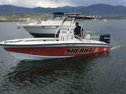 Sheriff’s Deputies On Patrol At Lake Granby
